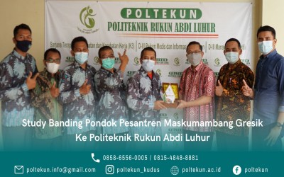 Studi banding Pondok Pesantran Maskumambang Gresik ke Politeknik Rukun Abdi Luhur (POLTEKUN)