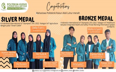 Mahasiswa Poltekun Raih Medali Perak dan Perunggu di Indonesia International IoT Olympiad (I3O)